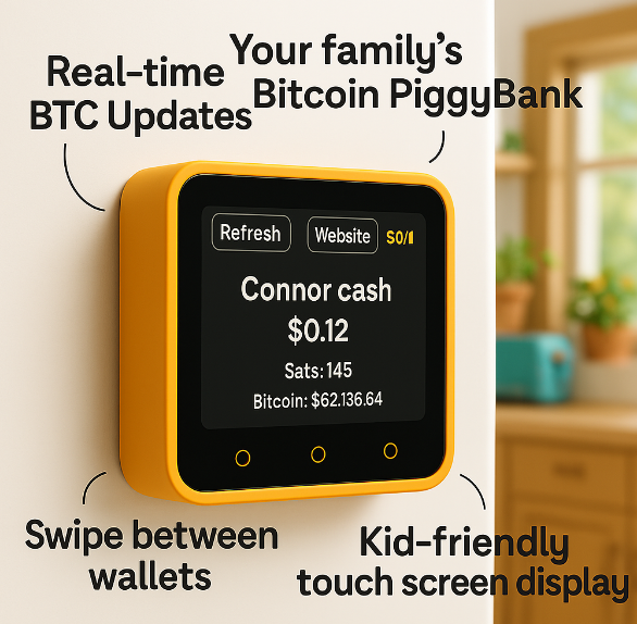 BittyStack device on fridge
